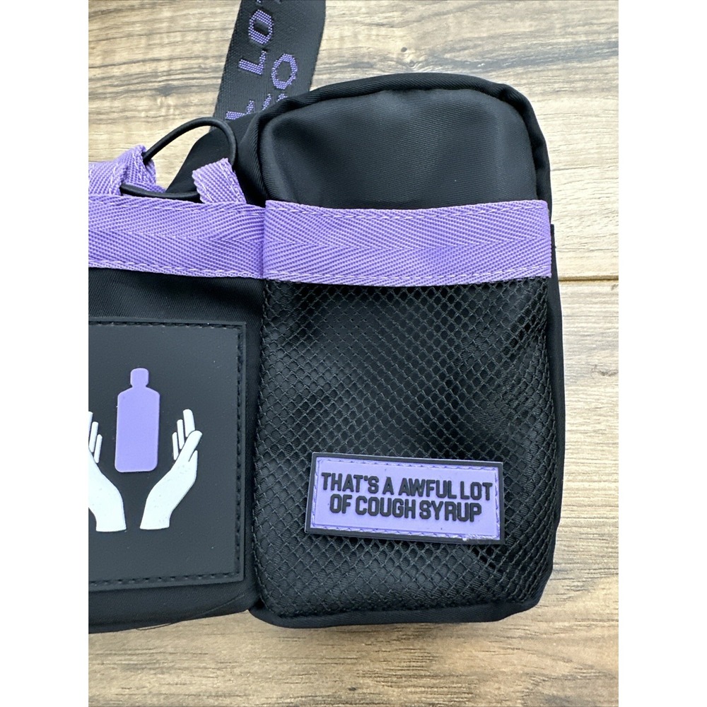 MUSOKUSO THAT'S AWFUL LOT OF COUGH SYRUP MUSO KUSO TRIPLLE POCKET‎ WAIST BAG - Picture 2 of 10